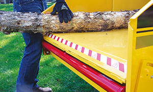 Barra de parada de alimentación inferior